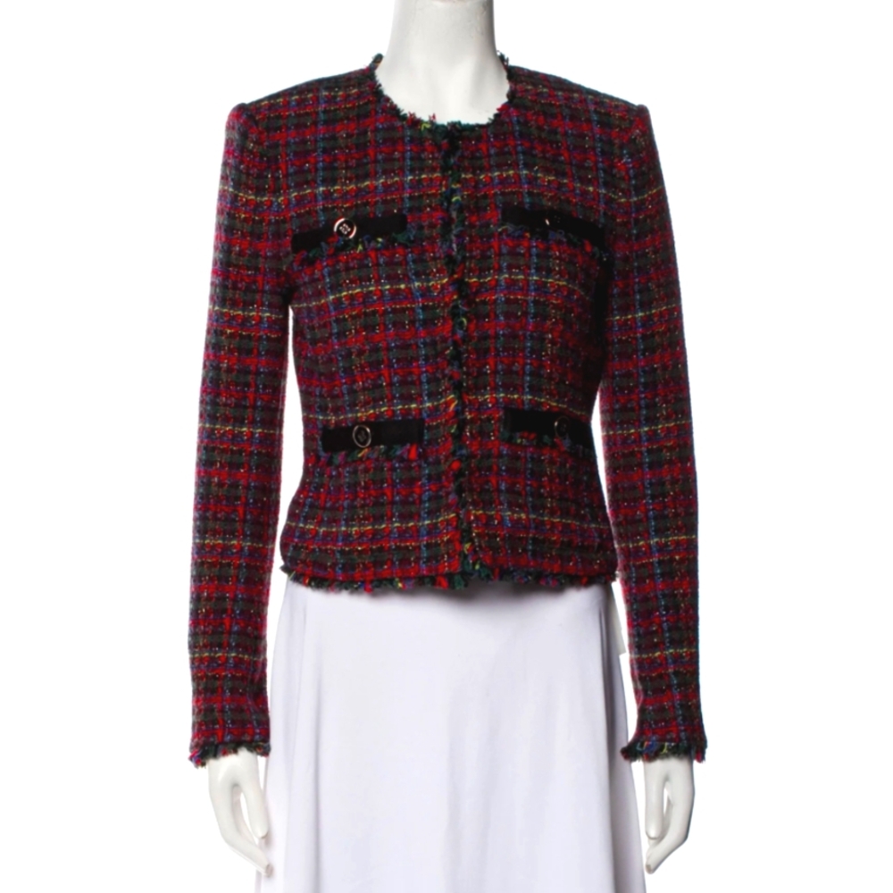 Veronica Beard Multi-Color Tweed Jacket 00